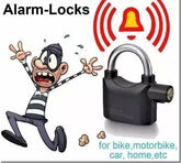 Anti-Theft Alarm Lock – 110dB Siren Heavy Duty Security Padlock