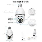 Speed-X Bulb Camera 1080P WiFi 360° Panoramic Security Camera | Night Vision & Two-Way Audio