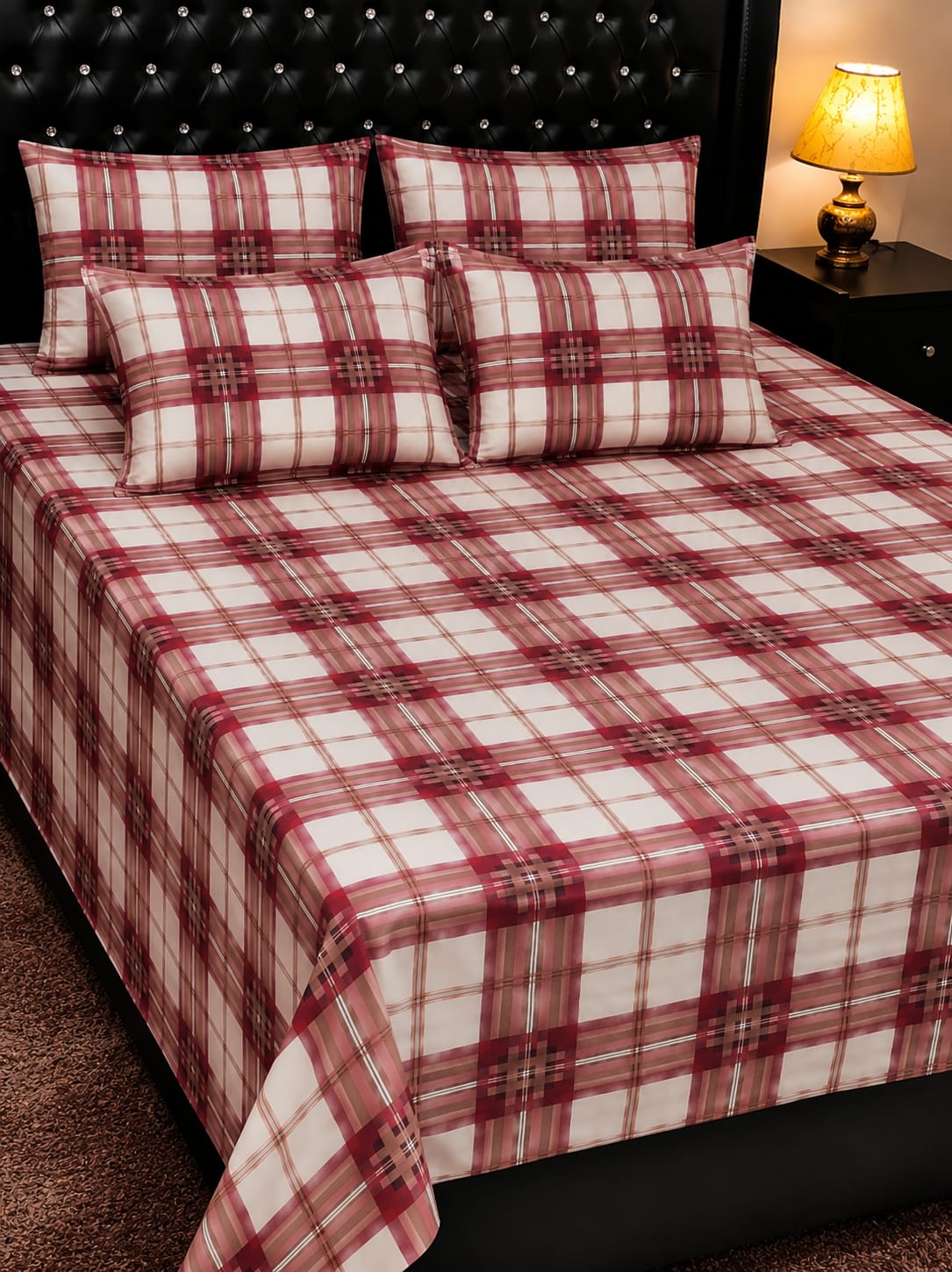 5 PC Export Quality Pure Cotton Bedsheets