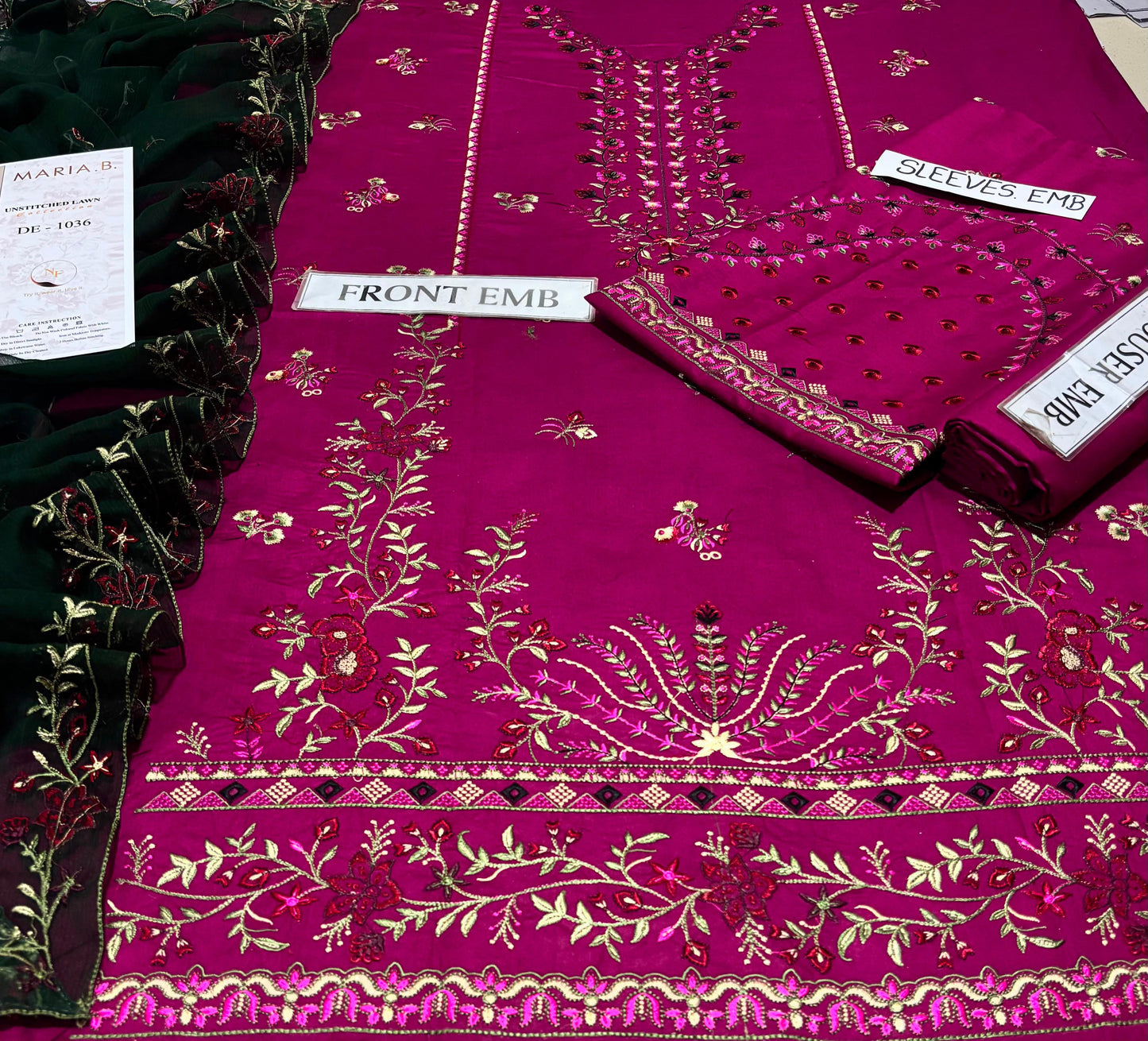 3PC HEAVY EMB SUITS   FRONT