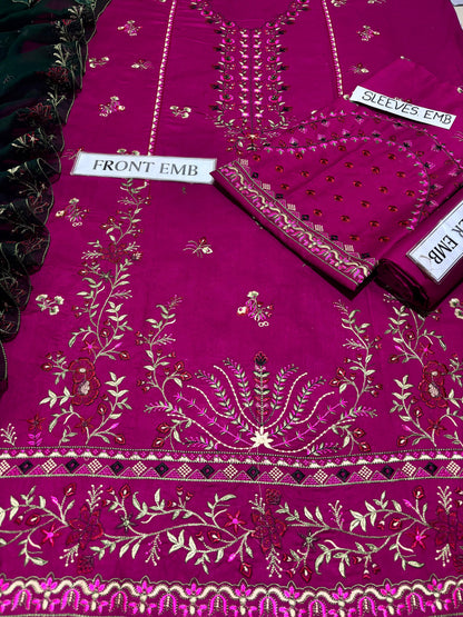 3PC HEAVY EMB SUITS   FRONT
