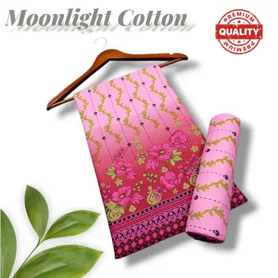 2 Pcs Premiun  Women's Unstitched Printed Suit