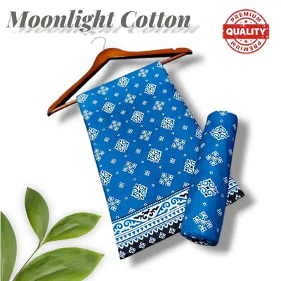 2 Pcs Premiun Women's Unstitched Printed Suit