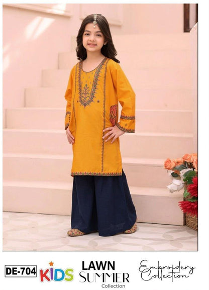 Kid,s Embroidered Lawn 3 Pecs Collection 20k6